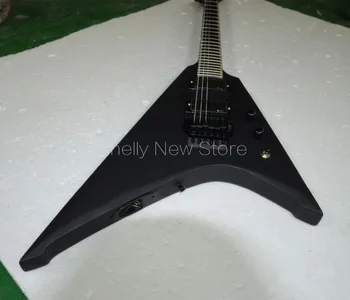 Shelly New Store custom matte black v shape 6 strings ebony fingerboard 24 frets 1V1T electric guitar musical instruments shop
Shelly New Store custom matte black v shape 6 strings ebony fingerboard 24 frets 1V1T electric guitar musical instruments shop