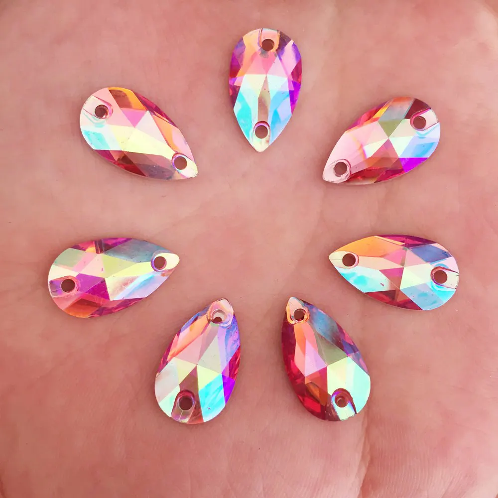 DIY 50Pcs 11mm*18mm AB Resin Drop Flatback 2 Hole Rhinestone Wedding Buttons/Hot Fashion Clothing Accessories K958
DIY 50Pcs 11mm*18mm AB Resin Drop Flatback 2 Hole Rhinestone Wedding Buttons/Hot Fashion Clothing Accessories K958