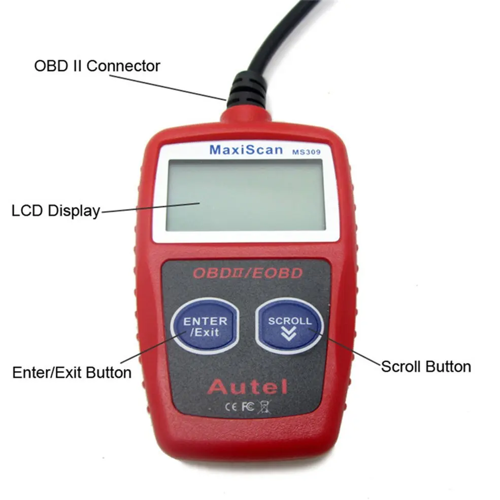 

KW806 Car Code Reader CAN BUS OBD 2 OBDII Diagnostic Scanner Tool Automotive Scan Tool Universal for Car