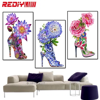 REDIY LADIY Diamond Painting Flowers with Shoes Full Square Cross Stitch Diamond Embroidery Patterns Rhinestones Diamond Mosaic
REDIY LADIY Diamond Painting Flowers with Shoes Full Square Cross Stitch Diamond Embroidery Patterns Rhinestones Diamond Mosaic