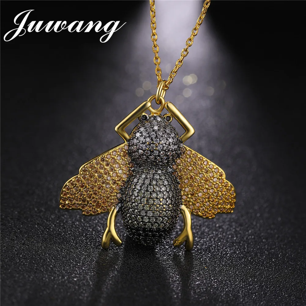 JUWANG Insect Bee Choker Necklaces for Women Men Luxury Gold Color Long Chain Necklace Christmas Jewel Gifts Wholesale
JUWANG Insect Bee Choker Necklaces for Women Men Luxury Gold Color Long Chain Necklace Christmas Jewel Gifts Wholesale