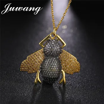 JUWANG Insect Bee Choker Necklaces for Women Men Luxury Gold Color Long Chain Necklace Christmas Jewel Gifts Wholesale
JUWANG Insect Bee Choker Necklaces for Women Men Luxury Gold Color Long Chain Necklace Christmas Jewel Gifts Wholesale