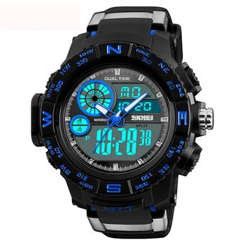 New SKMEI Mens Sports Watches Outdoor Dual Display Wristwatches Fashion Casual Waterproof Watch Relogio Masculino 1332 zk20
New SKMEI Mens Sports Watches Outdoor Dual Display Wristwatches Fashion Casual Waterproof Watch Relogio Masculino 1332 zk20