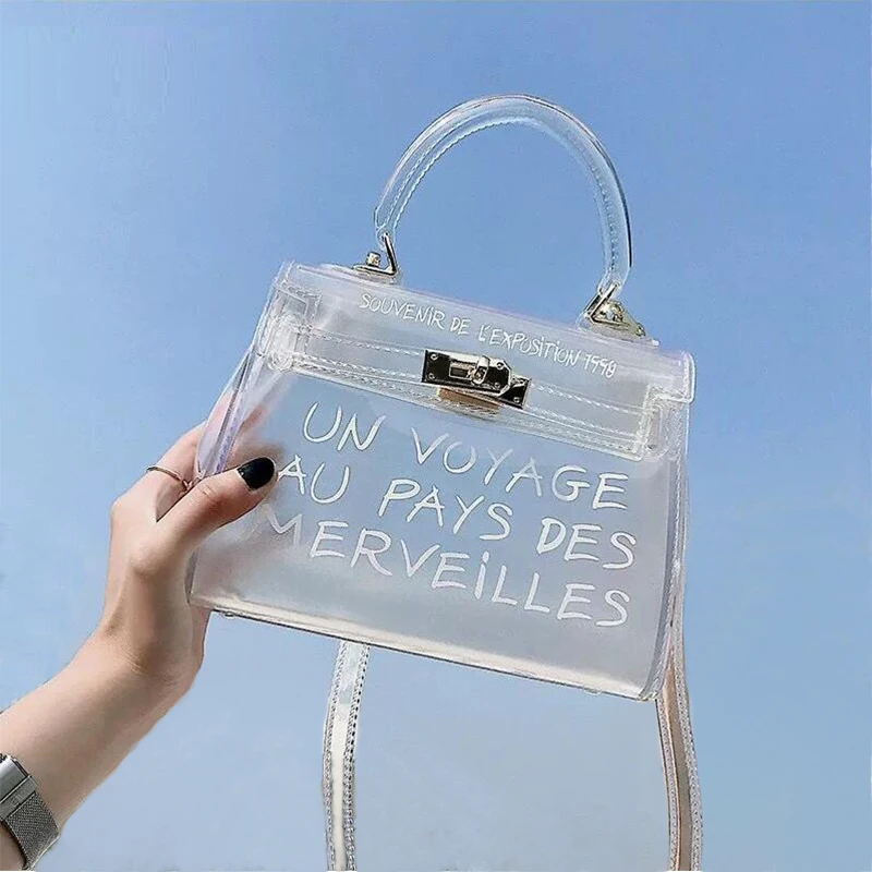 Clear Transparent Handbag Women Shoulder Bags Candy Female Tote Bag Brand Designer Purse sac a main femme Messenger Bags Bolsas
Clear Transparent Handbag Women Shoulder Bags Candy Female Tote Bag Brand Designer Purse sac a main femme Messenger Bags Bolsas