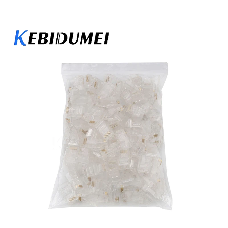 kebidumei 50PCS RJ45 RJ-45 CAT5 CAT5E Modular Cable Head Plug Ethernet Gold Plated Network Connector Best Promotion
kebidumei 50PCS RJ45 RJ-45 CAT5 CAT5E Modular Cable Head Plug Ethernet Gold Plated Network Connector Best Promotion