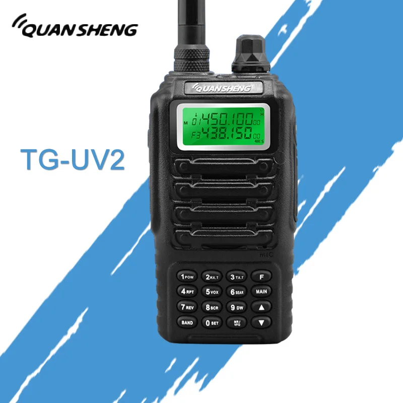 Dual Band 2 Way Two Way Radio Dual Standby Dual Display QUANSHENG TG-UV2 with FCC Certification of CE Walkie Talkie
Dual Band 2 Way Two Way Radio Dual Standby Dual Display QUANSHENG TG-UV2 with FCC Certification of CE Walkie Talkie