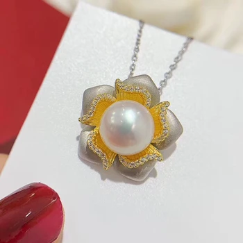 925 Sterling Silver Pendant Component and Findings Settings Women's Parts for Oyster Edison Pearl Coral Jade Beads Stones
925 Sterling Silver Pendant Component and Findings Settings Women's Parts for Oyster Edison Pearl Coral Jade Beads Stones