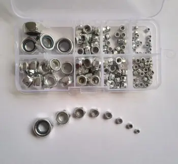 150PCS M2 M2.5 M3 M4 M5 M6 M8 M10 Nylon Lock Nut Nuts Assortment Kit Set Free Shipping
150PCS M2 M2.5 M3 M4 M5 M6 M8 M10 Nylon Lock Nut Nuts Assortment Kit Set Free Shipping