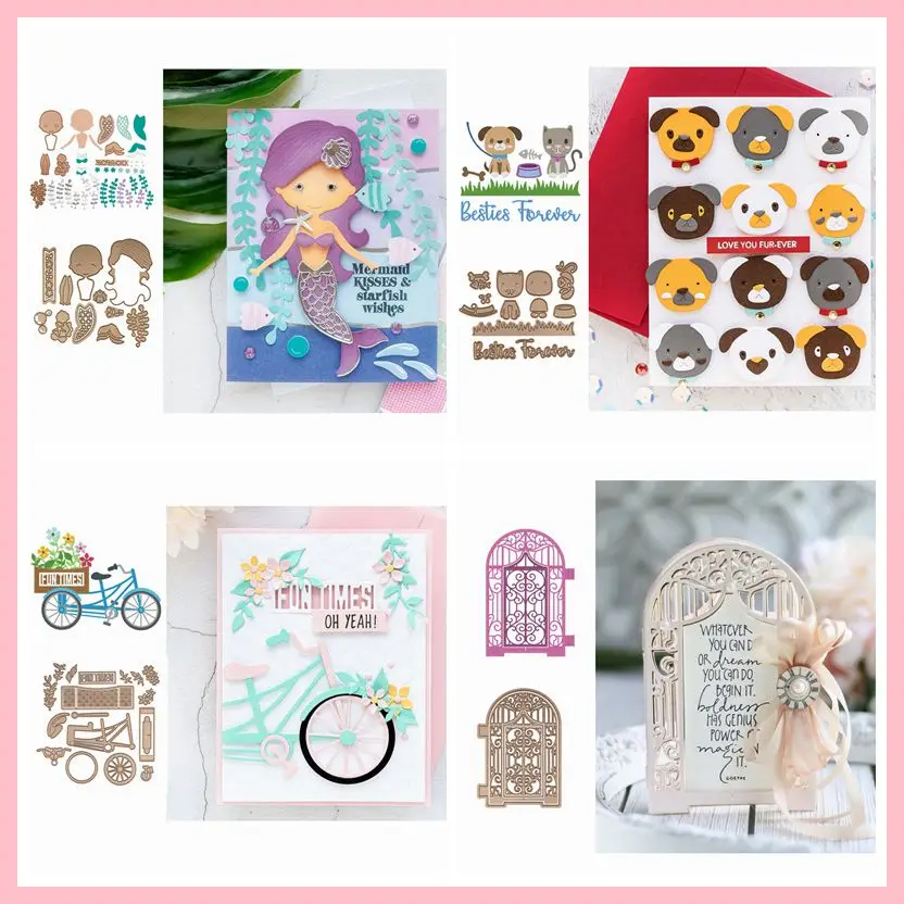 Elegant Mermaid Bicycle Doggy Door Cutting Dies DIY Crafts Embossing Card Album Scrapbooking Template New Dies 2019
Elegant Mermaid Bicycle Doggy Door Cutting Dies DIY Crafts Embossing Card Album Scrapbooking Template New Dies 2019