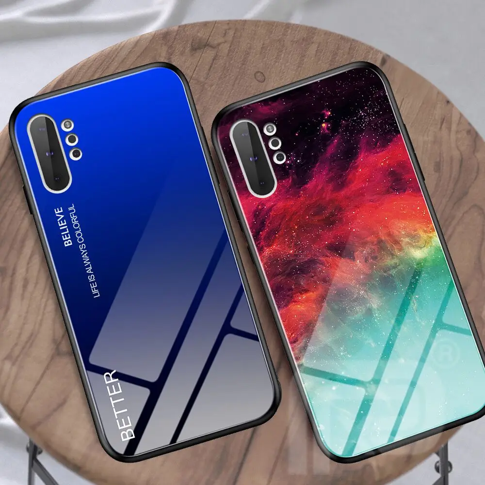 For Samsung Galaxy Note 10 Case Luxury Gradient Tempered Glass Case For Samsung Galaxy Note 10 Pro Glossy Shockproof Case
For Samsung Galaxy Note 10 Case Luxury Gradient Tempered Glass Case For Samsung Galaxy Note 10 Pro Glossy Shockproof Case