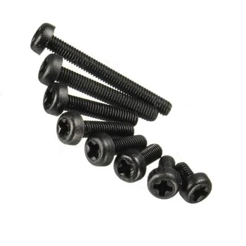 Suleve M3 Nylon Screw Bolt Black Round Phillips Screw Nut Nylon PCB Standoff Assortment 5-25mm 20pcs
Suleve M3 Nylon Screw Bolt Black Round Phillips Screw Nut Nylon PCB Standoff Assortment 5-25mm 20pcs
