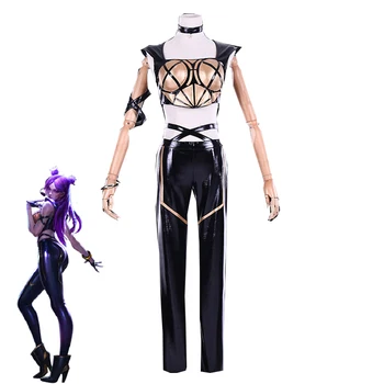 LOL KDA Kaisa Cosplay Costume Women Sexy Outfit Top+Pants Halloween Carnival Uniforms Custom Made
LOL KDA Kaisa Cosplay Costume Women Sexy Outfit Top+Pants Halloween Carnival Uniforms Custom Made