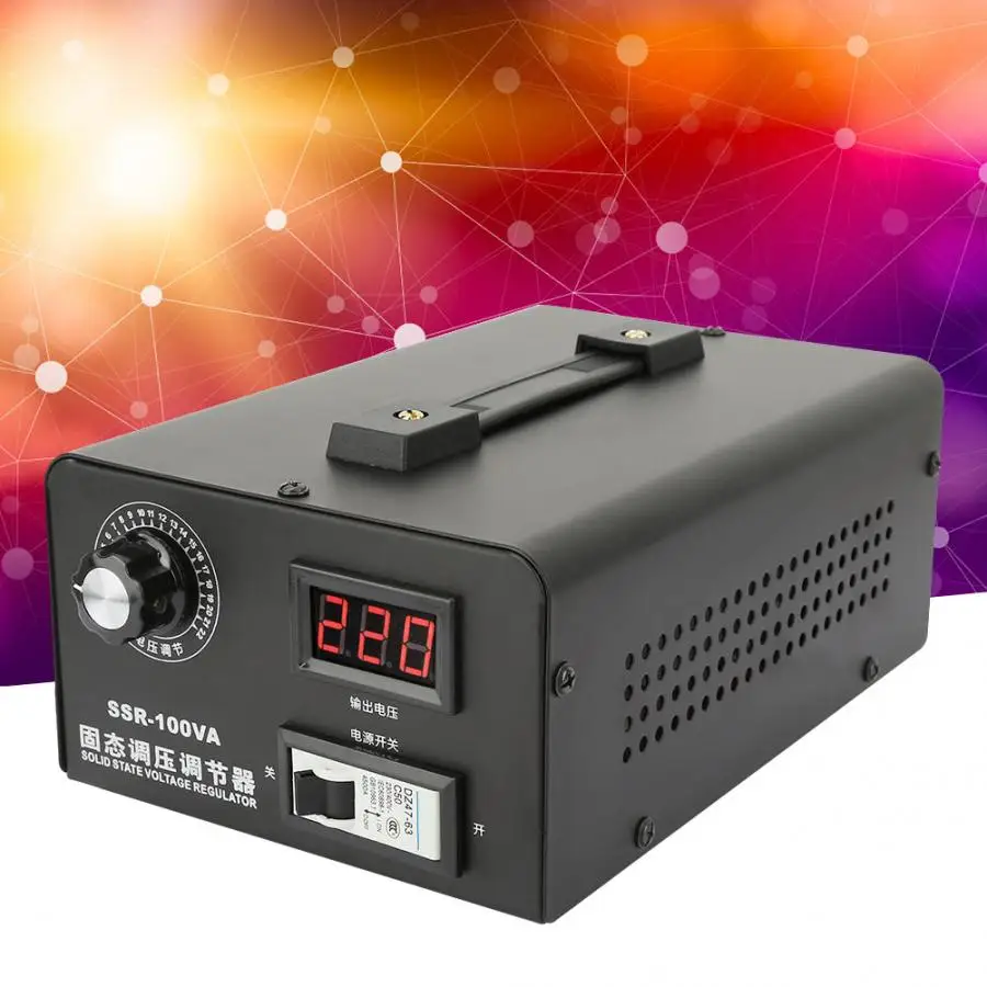 Adjustable Voltage Regulator Solid State Voltage Regulator 220v Single-Phase Electronic Thyristor Regulator Thermostat voltage
Adjustable Voltage Regulator Solid State Voltage Regulator 220v Single-Phase Electronic Thyristor Regulator Thermostat voltage