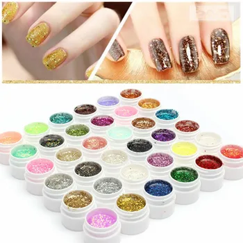 36 Colors Sequins Glitter LED UV Nail Gel Long Lasting UV Gel Lacquer DIY Nail Art Colorful Nail Gel UV Gel UV LED Lamp Curing
36 Colors Sequins Glitter LED UV Nail Gel Long Lasting UV Gel Lacquer DIY Nail Art Colorful Nail Gel UV Gel UV LED Lamp Curing