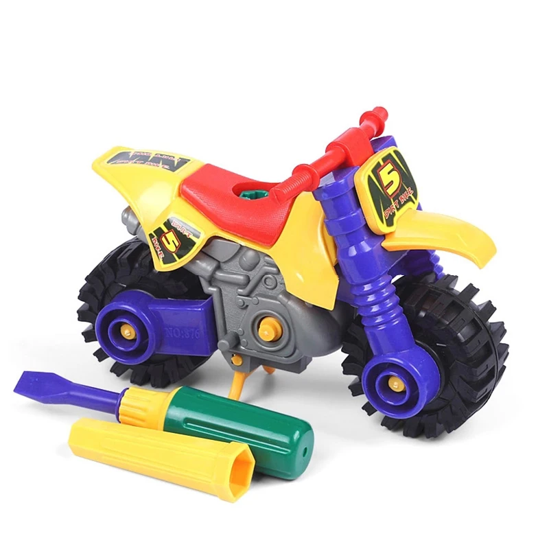 DIY Motorcycle Car Model Boys Toys for Children Boys Screw & Nut Building Blocks Plastic Toy Kids oyuncak speelgoed giocattoli
DIY Motorcycle Car Model Boys Toys for Children Boys Screw & Nut Building Blocks Plastic Toy Kids oyuncak speelgoed giocattoli