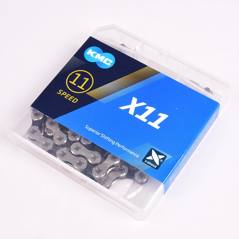 KMC X11 bicycle chain 11 speed 118 links with quick link ultralight 256g MTB mountain bike chain road 11 variable boxed
KMC X11 bicycle chain 11 speed 118 links with quick link ultralight 256g MTB mountain bike chain road 11 variable boxed