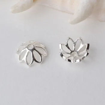 solid 925 sterling silver flower bead cap, spacer bead caps, jewelry diy silver findings/components
solid 925 sterling silver flower bead cap, spacer bead caps, jewelry diy silver findings/components