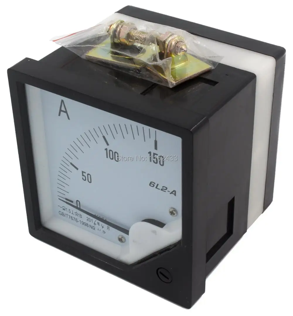 6L2 series 6L2-A pointer ammeter analog AMP meter 80mm x 80mm size need matched mutual inductor 100/5A 150/5A 250/5A 50-500/5A
6L2 series 6L2-A pointer ammeter analog AMP meter 80mm x 80mm size need matched mutual inductor 100/5A 150/5A 250/5A 50-500/5A