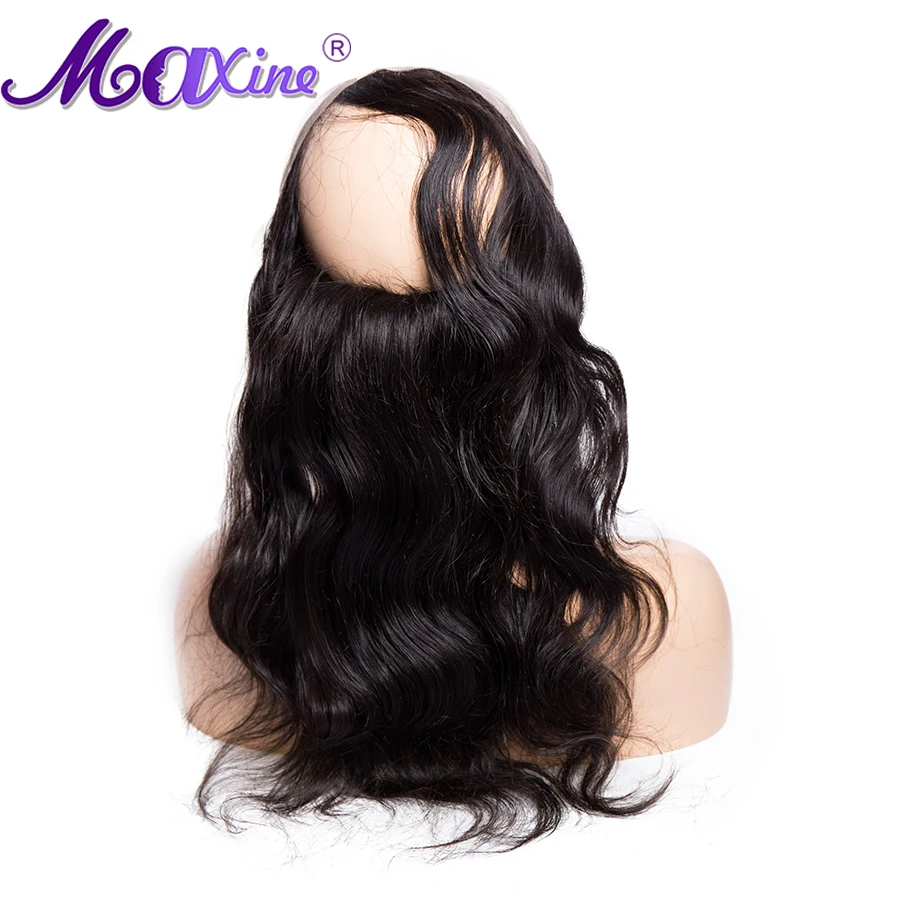 Maxine Hair Brazilian Body Wave 360 Lace Frontal with Bleached knots and Baby Hair 130 % Density Remy Human Hair Closure
Maxine Hair Brazilian Body Wave 360 Lace Frontal with Bleached knots and Baby Hair 130 % Density Remy Human Hair Closure