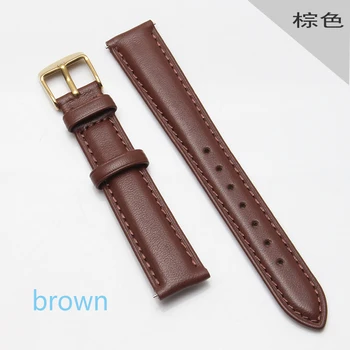 Apply to men and women black brown leather watchband strap Exempt postage Free tools 14 16 18 20 22mm for Citizen Timex DW Seiko
Apply to men and women black brown leather watchband strap Exempt postage Free tools 14 16 18 20 22mm for Citizen Timex DW Seiko
