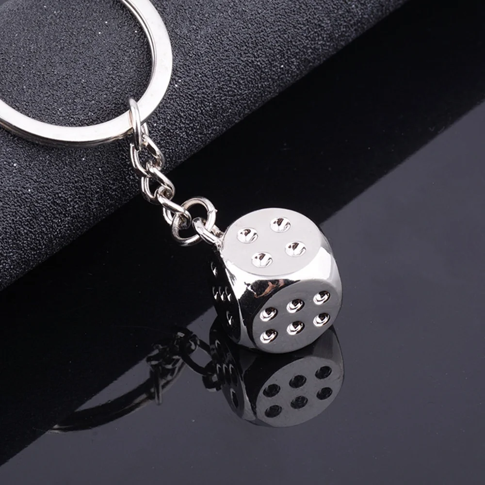 Creative 1 Pcs Key Chain Metal Genuine Personality Dice Alloy Keychain For Car Key Ring Trinket Wholesale
Creative 1 Pcs Key Chain Metal Genuine Personality Dice Alloy Keychain For Car Key Ring Trinket Wholesale