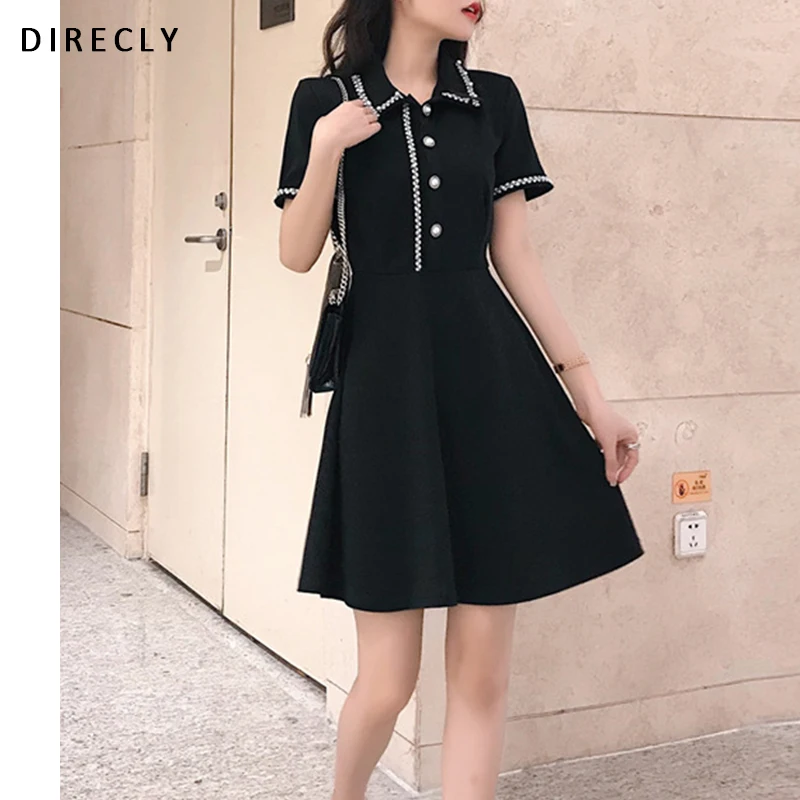 DIRECLY Womens Summer Dress Vestido Short Sleeve Fashion Elegant Party Dress Turn-down Neck Casual A-line Knitted Solid Dress
DIRECLY Womens Summer Dress Vestido Short Sleeve Fashion Elegant Party Dress Turn-down Neck Casual A-line Knitted Solid Dress