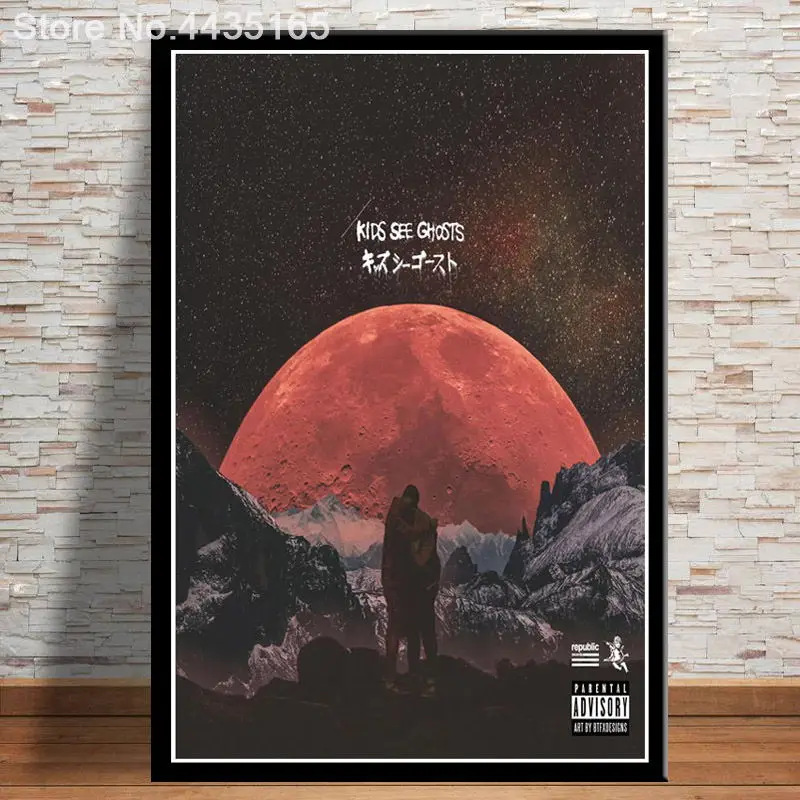 Kids See Ghosts Kanye West Poster Kid Cudi 2018 New Album Posters and Prints Wall Art Living Room Modern Decoration
Kids See Ghosts Kanye West Poster Kid Cudi 2018 New Album Posters and Prints Wall Art Living Room Modern Decoration