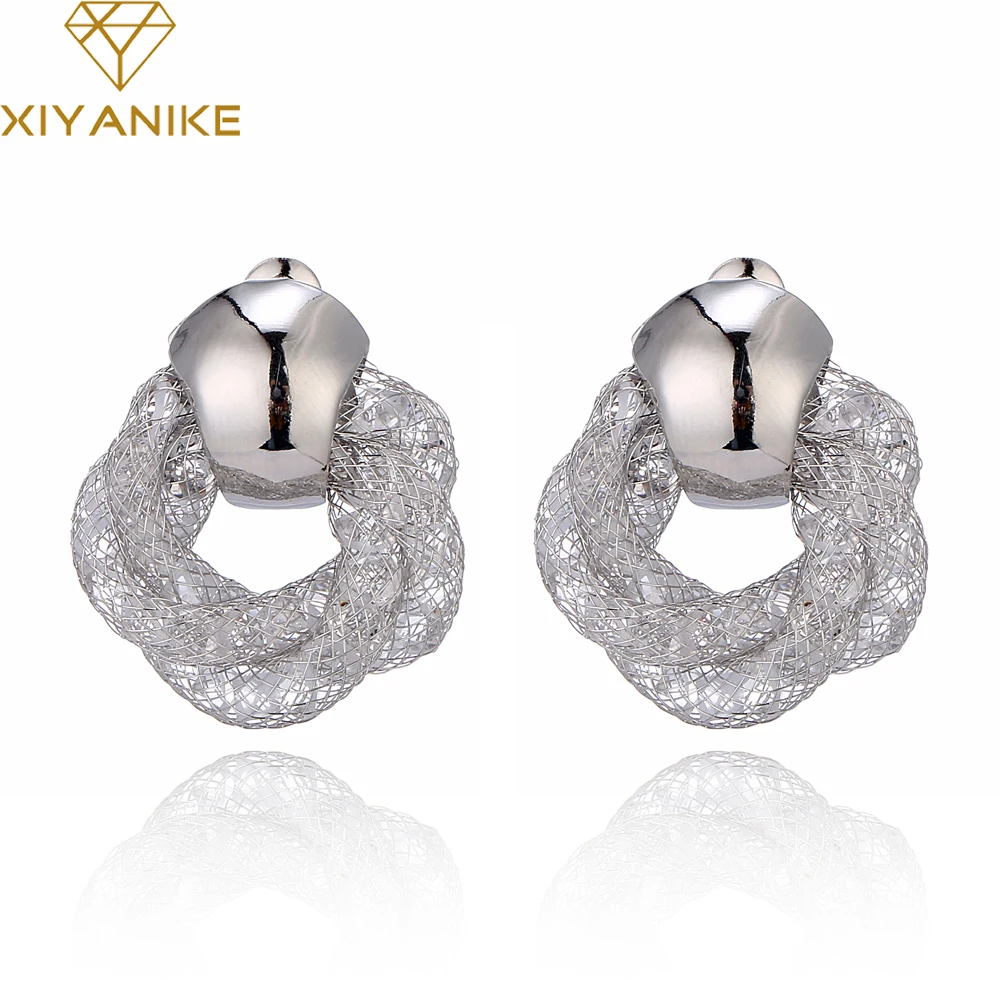 New Arrival 2017 Big Brand Hot Sale Fashion Personality Net Hollow Twist Earrings For Women Girl ewelry Boucle D'oreille E844
New Arrival 2017 Big Brand Hot Sale Fashion Personality Net Hollow Twist Earrings For Women Girl ewelry Boucle D'oreille E844