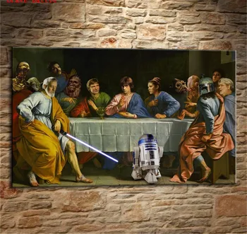 STAR WARS LAST SUPPER Canvas Painting Print Living Room Home Decor Modern Wall Art Oil Painting Poster
STAR WARS LAST SUPPER Canvas Painting Print Living Room Home Decor Modern Wall Art Oil Painting Poster