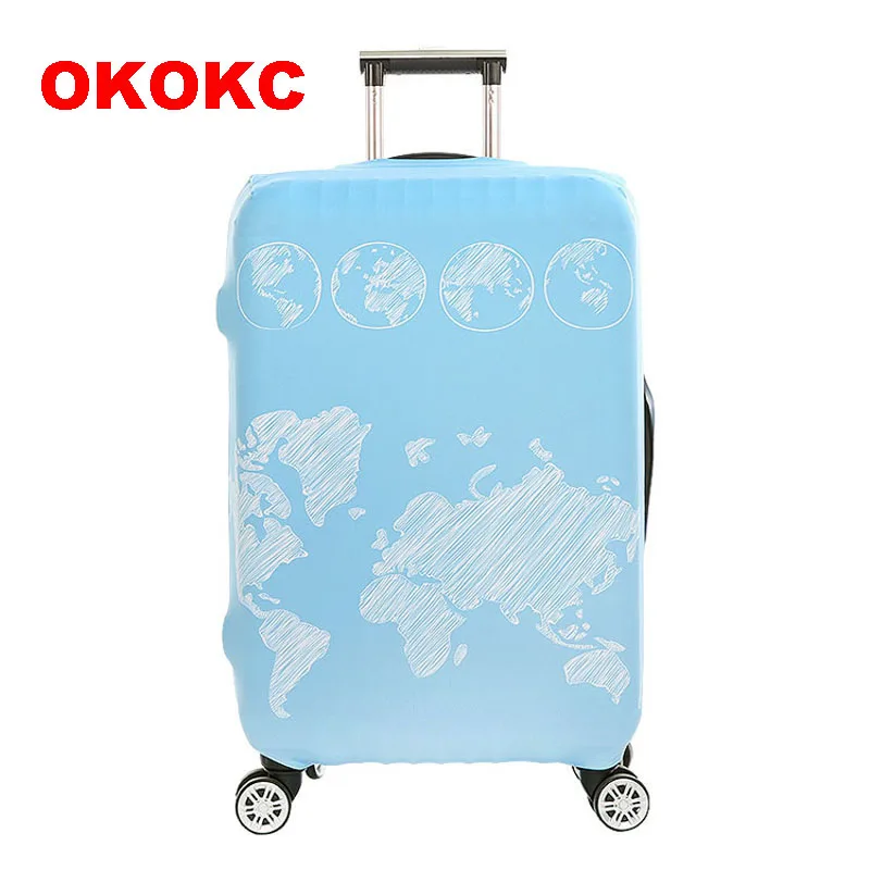 OKOKC Global World толстый дорожный защитный чехол на чемодан для багажника подходит 18