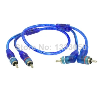 0.5M Audio Male Right Angle Straight 2 RCA Extension Cable Wire Blue
0.5M Audio Male Right Angle Straight 2 RCA Extension Cable Wire Blue