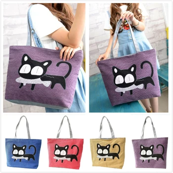FGGS Hot Girl cat eat fish shopping bag Canvas Large Clutch Shoulder Ladies Casual Handbags beach tote Women bags handbags
FGGS Hot Girl cat eat fish shopping bag Canvas Large Clutch Shoulder Ladies Casual Handbags beach tote Women bags handbags