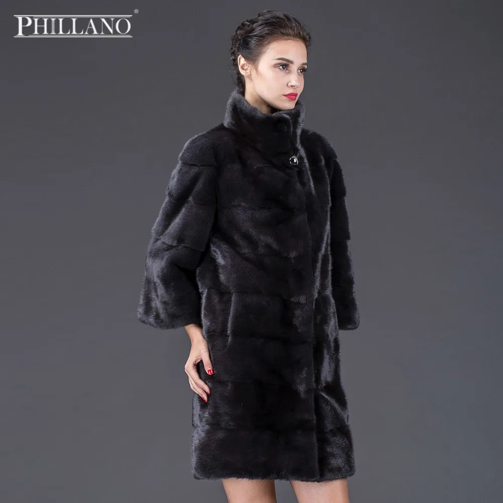 PHILLANO New Women's Winter Real Fur Coat Black Color Imported Mink Scandinavia Denmark NAFA Fashion Slim Fur YG11001-90
PHILLANO New Women's Winter Real Fur Coat Black Color Imported Mink Scandinavia Denmark NAFA Fashion Slim Fur YG11001-90