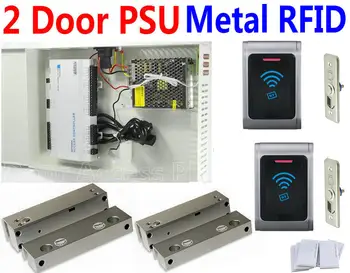 2 Glass Door/4 Readers PSU Power Box Access Controller board Web server+TCP/IP Network Two Door Lock control+EM ID reader+Strike
2 Glass Door/4 Readers PSU Power Box Access Controller board Web server+TCP/IP Network Two Door Lock control+EM ID reader+Strike
