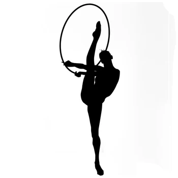 6.5CM*18.5CM Creative Interesting Gymnastic Girls Sport Acrobatics Ribbons Car Sticker Vinyl Black/Silver S9-0486
6.5CM*18.5CM Creative Interesting Gymnastic Girls Sport Acrobatics Ribbons Car Sticker Vinyl Black/Silver S9-0486