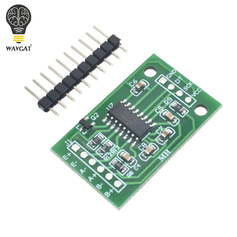 WAVGAT Dual Channel HX711 Weighing Pressure Sensor 24-bit Precision A/D Module For Arduino DIY Electronic Scale
WAVGAT Dual Channel HX711 Weighing Pressure Sensor 24-bit Precision A/D Module For Arduino DIY Electronic Scale
