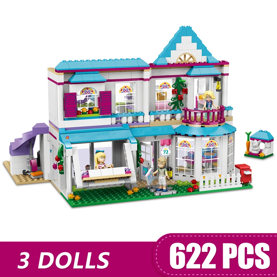 622PCS Small Building Blocks Compatible with Legoe friends Heartlake City House Toys for children girls boys Gift DIY
622PCS Small Building Blocks Compatible with Legoe friends Heartlake City House Toys for children girls boys Gift DIY