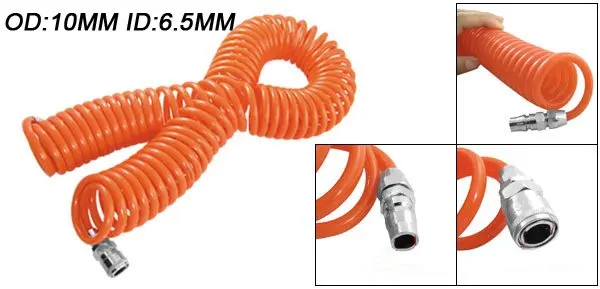 Free Shipping PU Spring Spiral Pneumatic 15M Length 10mm OD 6.5mm ID Tube Hose Air Brake PU Coil Hose Tube
Free Shipping PU Spring Spiral Pneumatic 15M Length 10mm OD 6.5mm ID Tube Hose Air Brake PU Coil Hose Tube