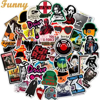 50pcs Movie Stickers Kill Bill/Jawsclockwork orange/Lolita For Car Laptop Backpack Home Decal Pad Bicycle phone waterproof Decal
50pcs Movie Stickers Kill Bill/Jawsclockwork orange/Lolita For Car Laptop Backpack Home Decal Pad Bicycle phone waterproof Decal