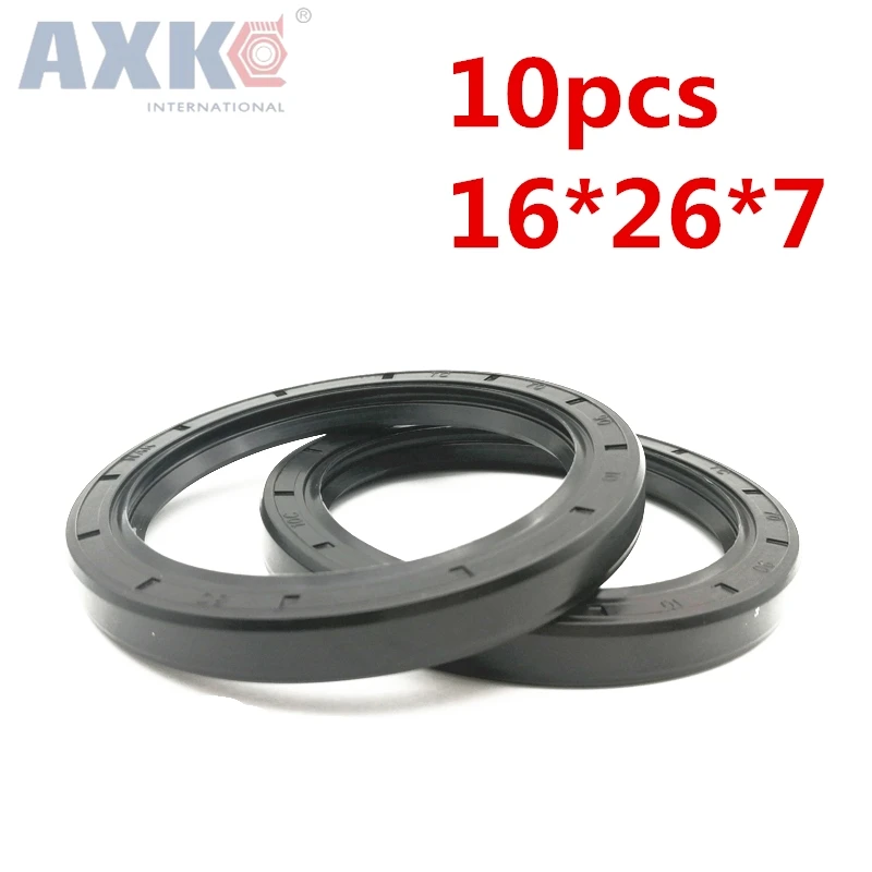 AXK 10pcs TC16X26X7 Skeleton Oil Seal Seals high-quality Seals Radial shaft seals Nitrile rubber
AXK 10pcs TC16X26X7 Skeleton Oil Seal Seals high-quality Seals Radial shaft seals Nitrile rubber