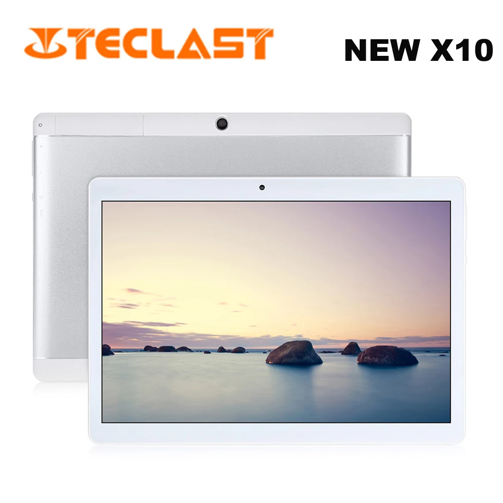 

Teclast X10 Tablets PC 10.1'' 3G Phablet Android 6.0 OS MTK6580 Quad-core 1.3GHz CPU 1GB RAM 16GB ROM Tablet GPS Dual Camera