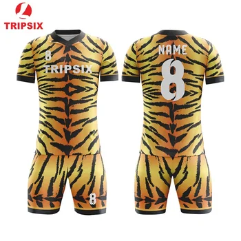Custom Stripes Soccer Uniform Yellow Blue Color Mix Sublimation Printing Soccer Jersey With Personal Name Number
Custom Stripes Soccer Uniform Yellow Blue Color Mix Sublimation Printing Soccer Jersey With Personal Name Number