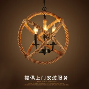Retro Rope Pendant Light Loft Vintage Lamp Restaurant Bedroom Dining room DIY Decorative Pendant Hand Knitted Hemp Rope Light
Retro Rope Pendant Light Loft Vintage Lamp Restaurant Bedroom Dining room DIY Decorative Pendant Hand Knitted Hemp Rope Light
