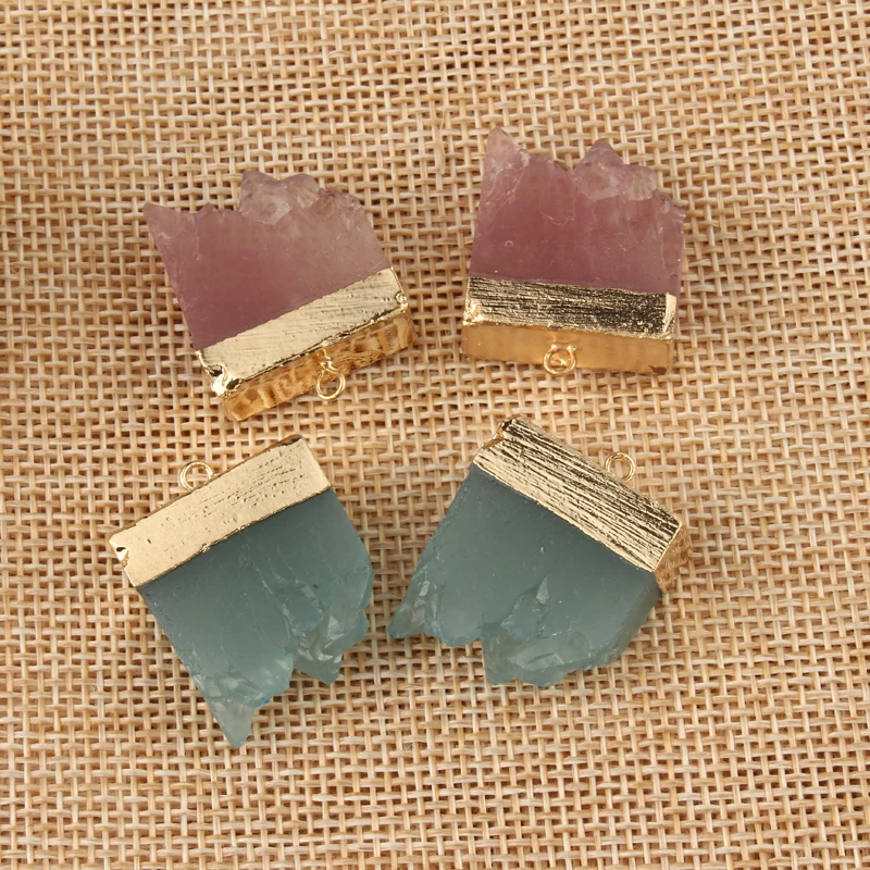 2pcs Irregular Clear Resin Stone Fake Druzy Pendant Findings Diy Making Craft Necklace Bracelet Handmade Jewelry Accessories F45
2pcs Irregular Clear Resin Stone Fake Druzy Pendant Findings Diy Making Craft Necklace Bracelet Handmade Jewelry Accessories F45