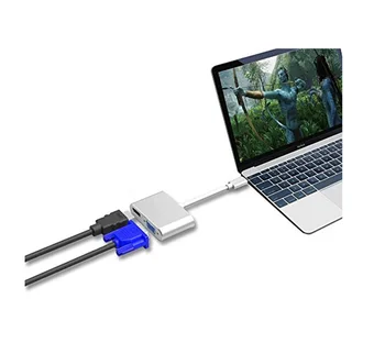 Quevinal 50pcs New USB Type-c to HDMI 4K VGA USB C HDMI VGA Adapter for MacBook Pro ChromeBook Huawei Mate 10 Sams
Quevinal 50pcs New USB Type-c to HDMI 4K VGA USB C HDMI VGA Adapter for MacBook Pro ChromeBook Huawei Mate 10 Sams