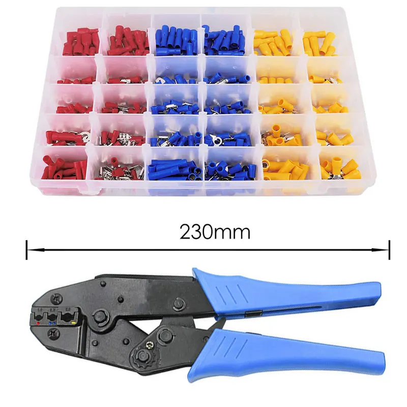 HS-30J 480PCS terminal crimping pliers ratchet crimping plier tools multifunctional crimp kit 0.5-6mm hand tool set 
HS-30J 480PCS terminal crimping pliers ratchet crimping plier tools multifunctional crimp kit 0.5-6mm hand tool set