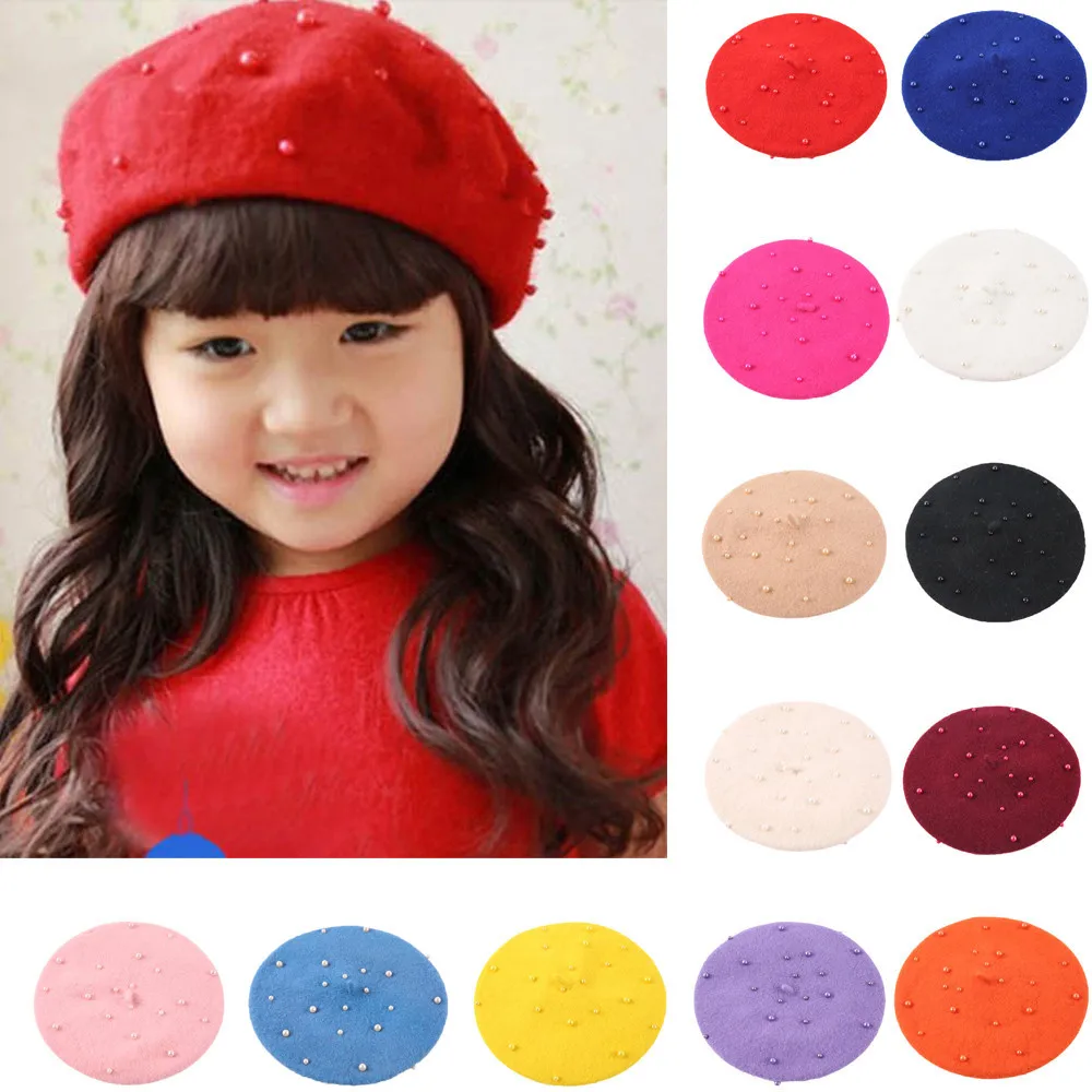 Toddler Baby Girls Hats Kids Girl Pearly Headgear Warm Beret Hat 2018 Autumn Winter Elegant Girls Children Caps
Toddler Baby Girls Hats Kids Girl Pearly Headgear Warm Beret Hat 2018 Autumn Winter Elegant Girls Children Caps
