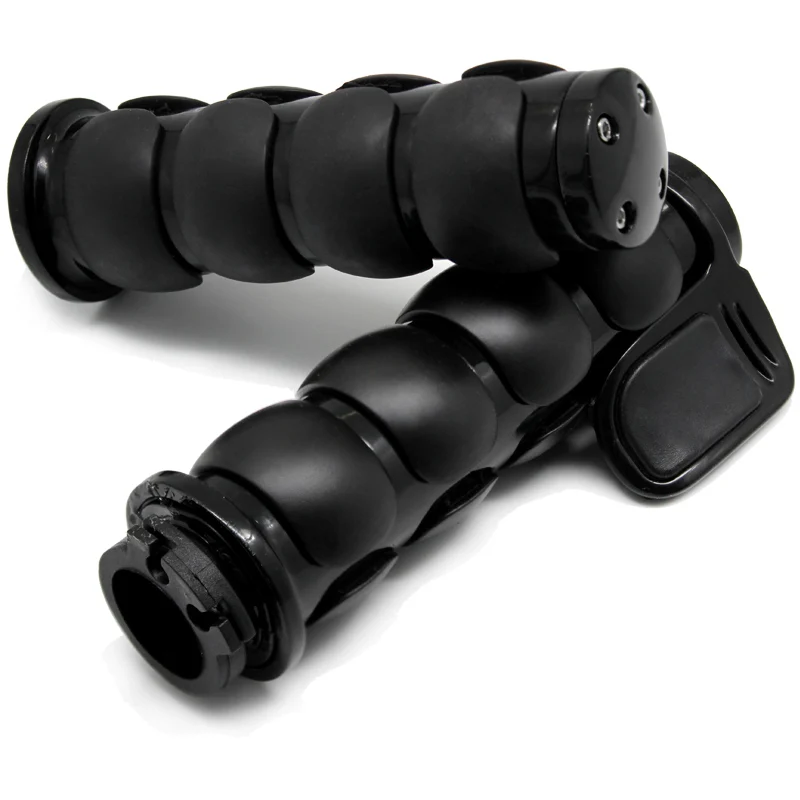 ROAOPP Motorcycle Hand Grips 25MM Handlebar One Pair For Harley Street Glide Kawasaki Vulcan 800 900 1500 1600 2000 Classic VN
