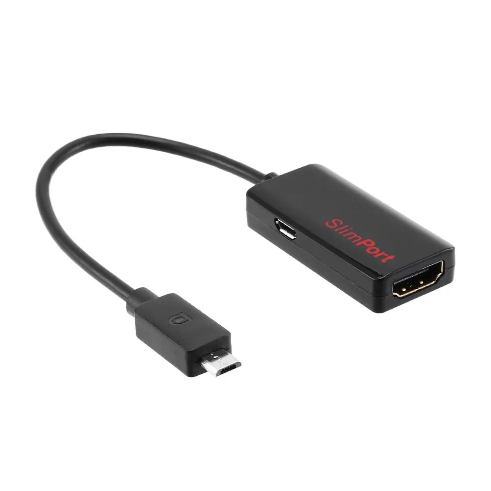 Micro USB HDMI Adapter SlimPort Micro USB 4K HDMI Audio Video Cable for Smartphone Tablets
Micro USB HDMI Adapter SlimPort Micro USB 4K HDMI Audio Video Cable for Smartphone Tablets