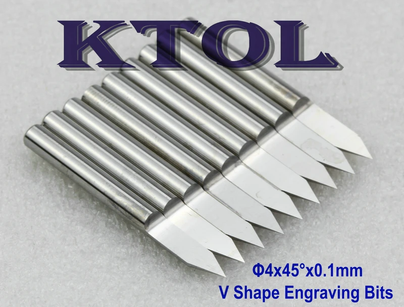 4x 0.1mm 45 Angle CNC wood router bits Tungsten carbide cutter end mill set, Precision V CNC router bits for wood engraving 3D
4x 0.1mm 45 Angle CNC wood router bits Tungsten carbide cutter end mill set, Precision V CNC router bits for wood engraving 3D